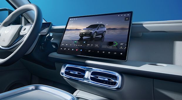 B10 lebegő központi kijelző