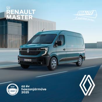 Új Renault Master - Az év haszonjárműve 2025